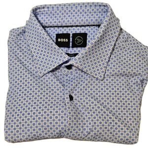 Boss Performance Slim Fit Long Sleeve Buttun Up Size Large 42